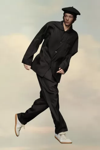 Chemise en popeline de soie Maison Margiela