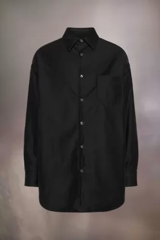 Chemise matelassée en satin de coton