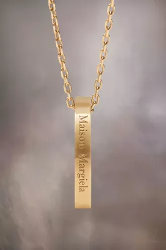 Collier bague avec logo Maison Margiela