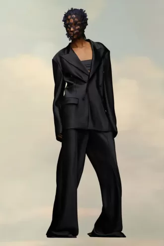 Costume en satin Maison Margiela