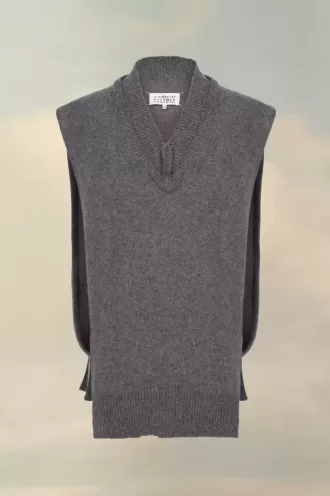 Gilet en maille superposée Maison Margiela