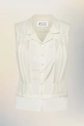 Haut en soie Maison Margiela