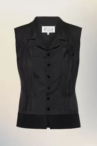 Haut en soie Maison Margiela