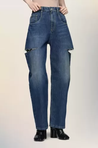 Jean découpé Maison Margiela