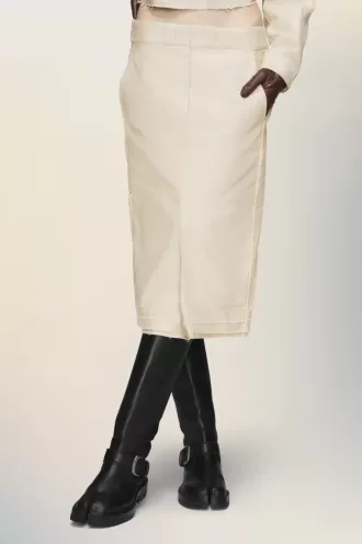 Jupe midi chino Maison Margiela