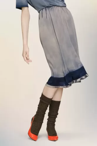 Jupe midi délavée par le soleil