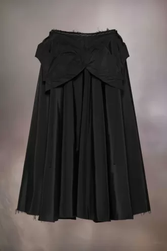 Jupe midi en taffetas Maison Margiela