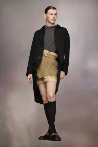 Manteau double en coton épais