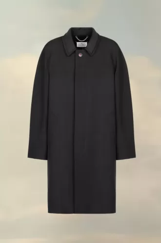 Manteau en laine et viscose Maison Margiela
