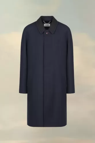 Manteau en laine et viscose Maison Margiela