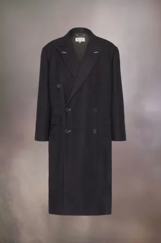 Manteau long tissé Maison Margiela