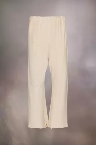 Pantalon de survêtement à ourlet découpé