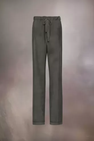 Pantalon en laine et mohair