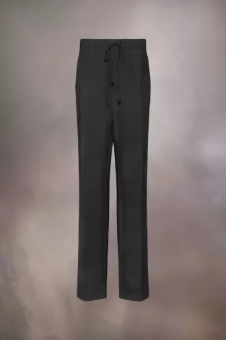 Pantalon en laine et mohair