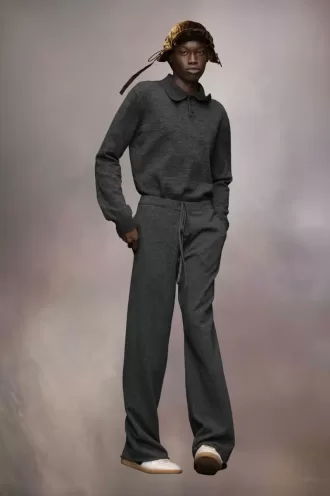 Pantalon en maille cachemire
