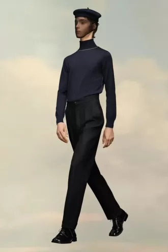 Pantalon en mohair britannique