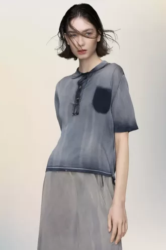 Polo délavé Maison Margiela