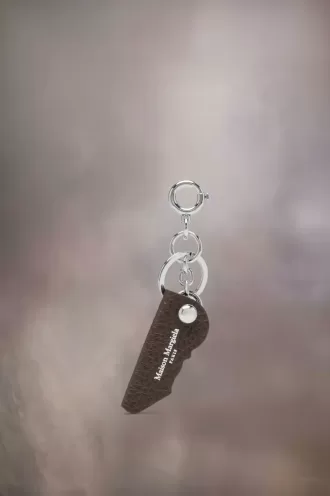Porte-clés en cuir avec logo