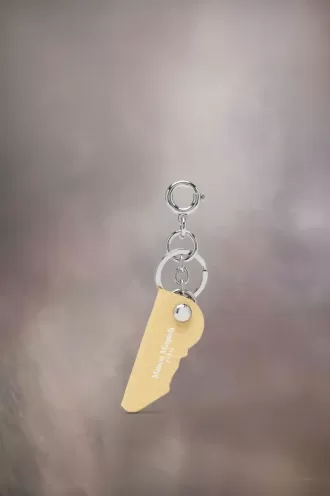Porte-clés en cuir avec logo