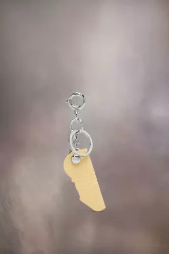 Porte-clés en cuir avec logo