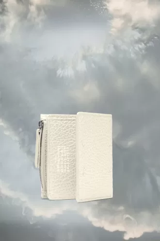 Portefeuille à rabat en cuir Maison Margiela