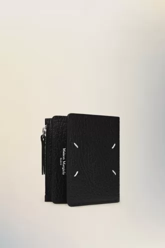 Portefeuille à rabat en cuir Maison Margiela