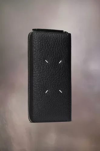 Portefeuille zippé à quatre points