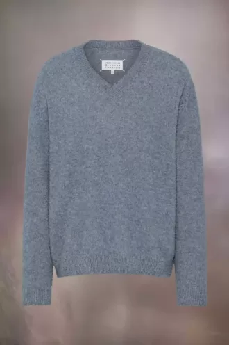 Pull en maille pile Maison Margiela
