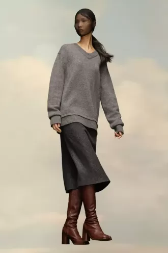 Pull à patchs de coude Maison Margiela